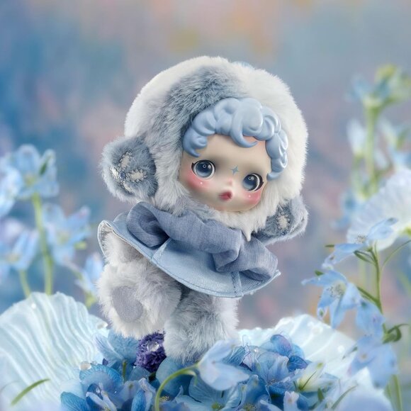 Women's Light Pink Doll Blind Box Figures Toys Home Decoration Keychain - Picture 6 of 6